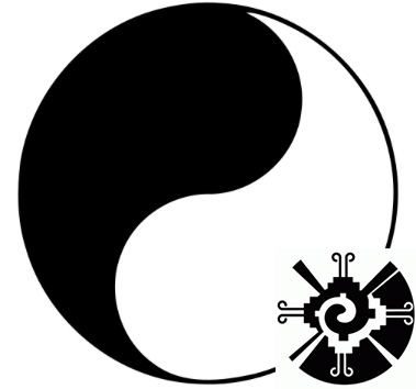 Symbole Du Taoïsme Ou Du Taoïsme Appelé Yin Yang Ancienne
